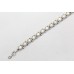 Bracelet 925 Sterling Silver Natural White Pearl Gemstone C 566